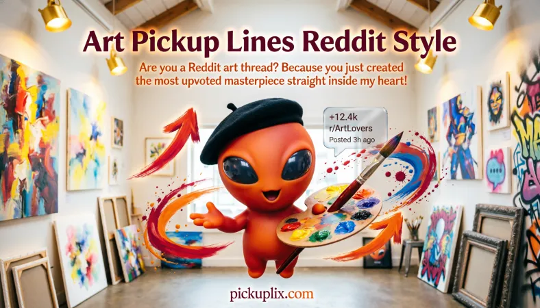 Art Pickup Lines Reddit Style