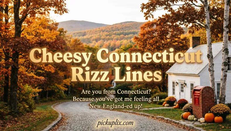 Cheesy Connecticut Rizz Lines
