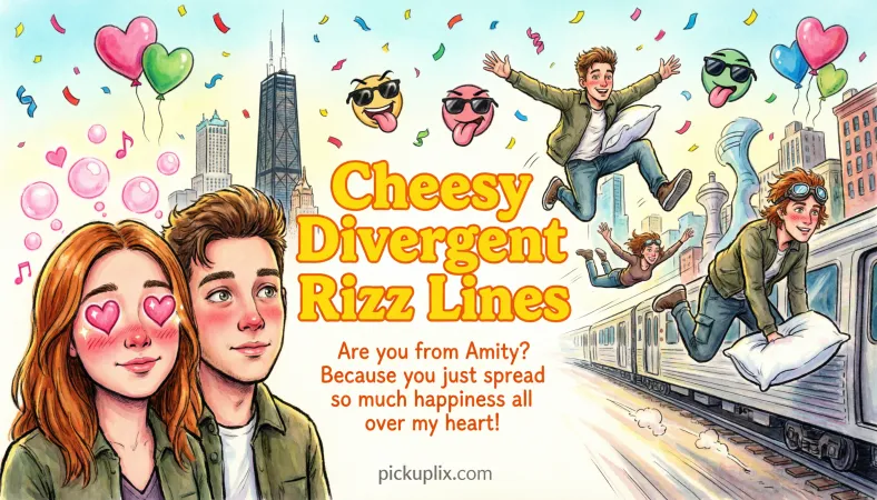 Cheesy Divergent Rizz Lines