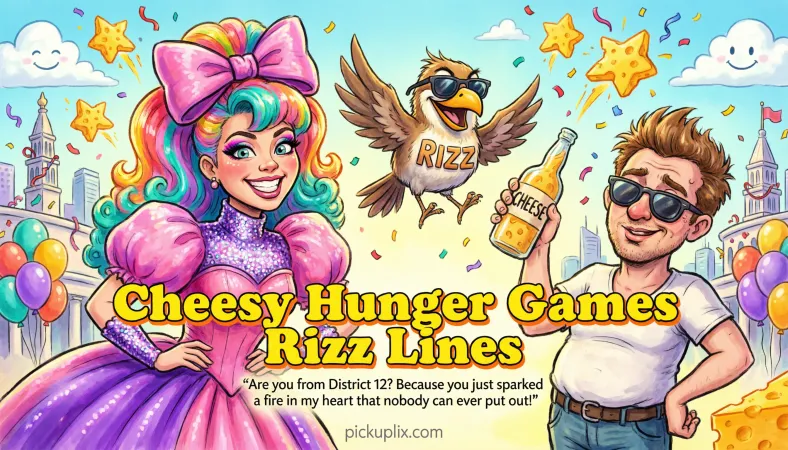 Cheesy Hunger Games Rizz Lines