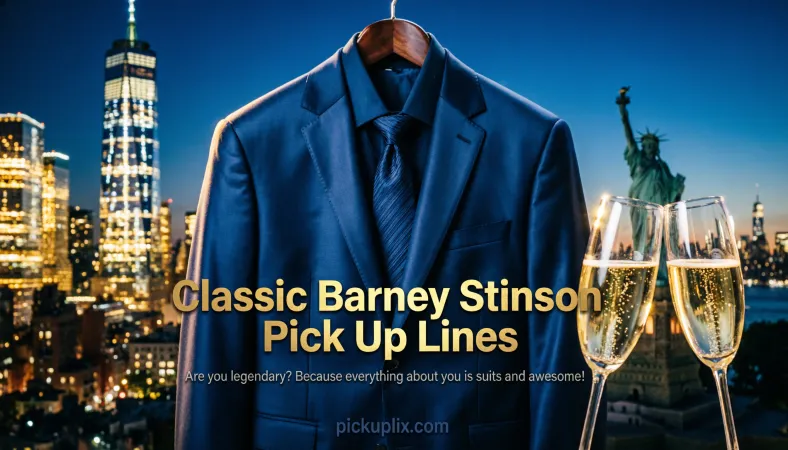 Classic Barney Stinson Pick Up Lines