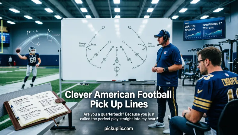 Clever American Football Pick Up Lines