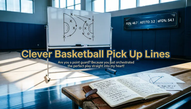 Clever Basketball Pick Up Lines