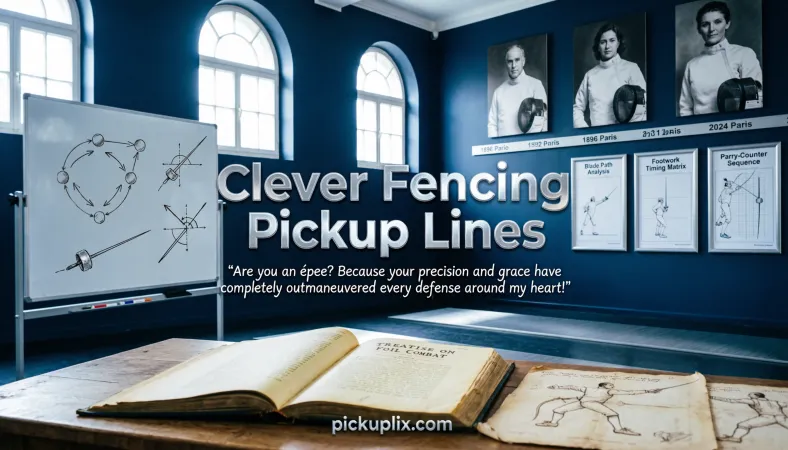 Clever Fencing Pickup Lines
