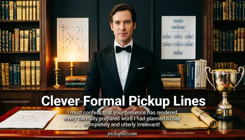 Clever Formal Pickup Lines