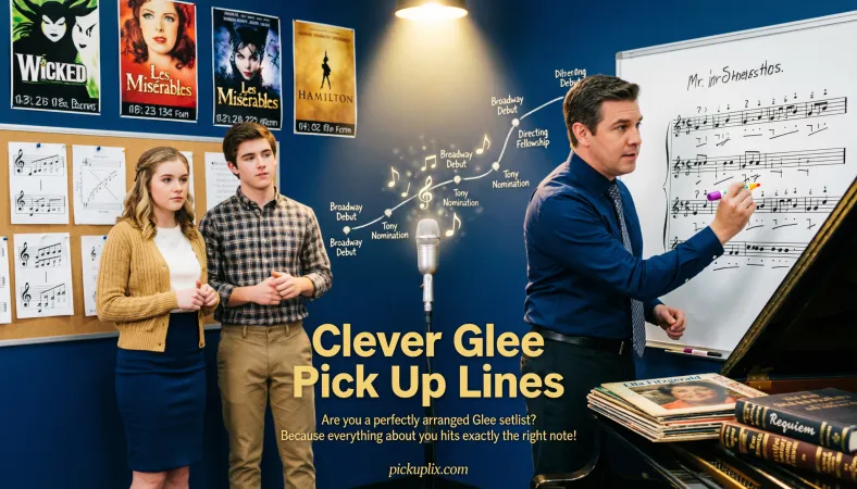 Clever Glee Pick Up Lines