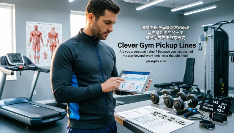 Clever Gym Pickup Lines