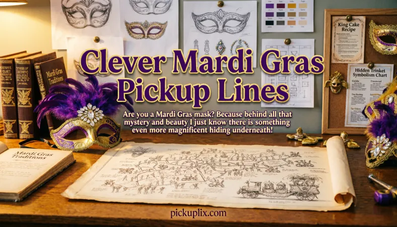 Clever Mardi Gras Pickup Lines
