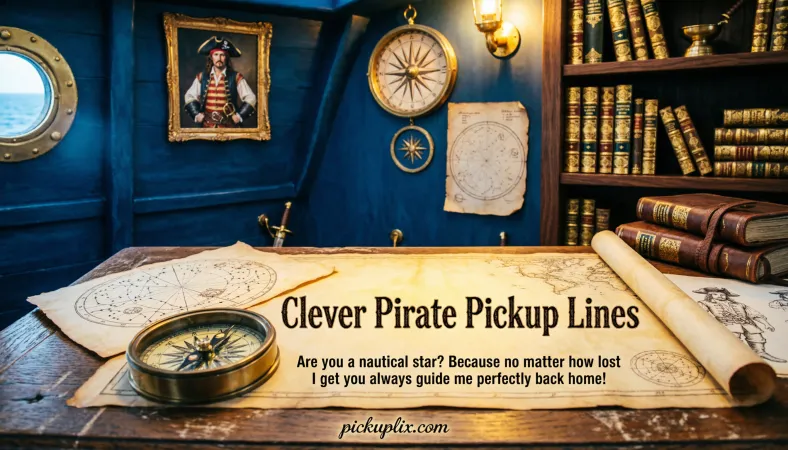 Clever Pirate Pickup Lines