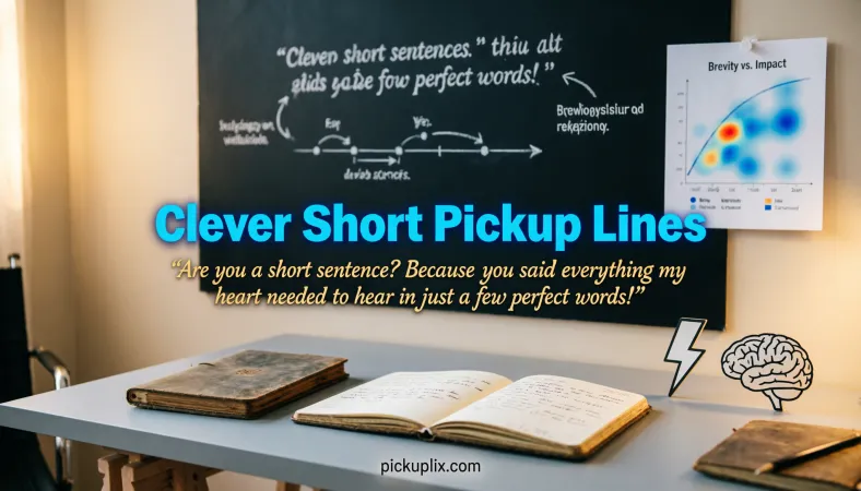 Clever Short Pickup Lines