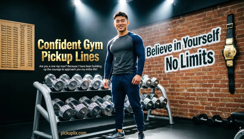Confident Gym Pickup Lines