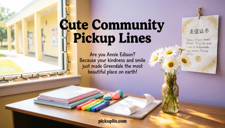 Cute Community Pickup Lines