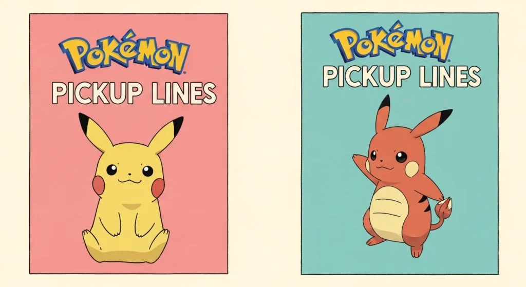 Cute Pokémon Pickup Lines 
