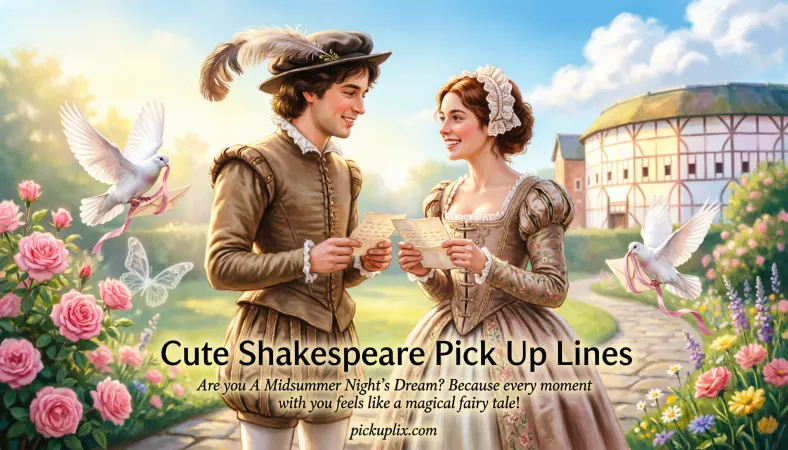 Cute Shakespeare Pick Up Lines