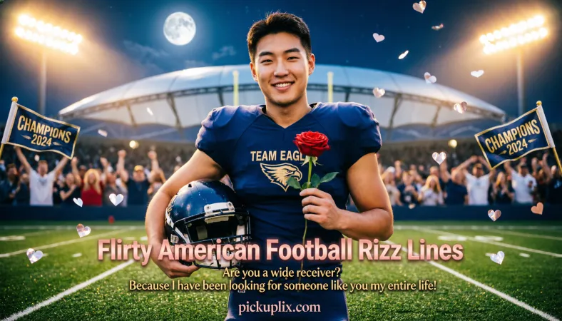 Flirty American Football Rizz Lines