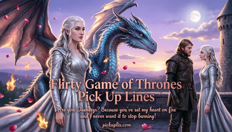 Flirty Game of Thrones Pick Up Lines