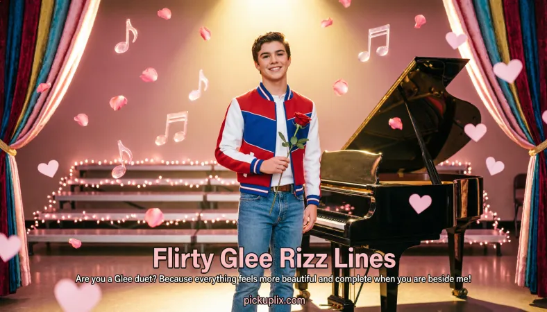 Flirty Glee Rizz Lines