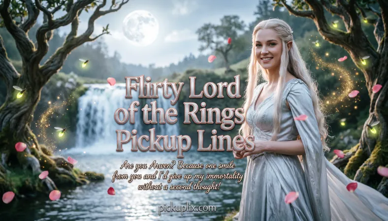 Flirty Lord of the Rings Pickup Lines