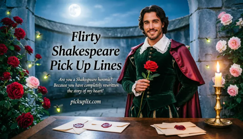 Flirty Shakespeare Pick Up Lines