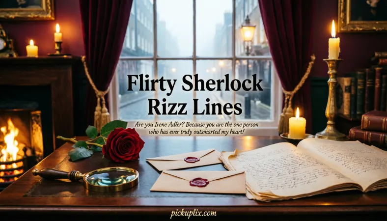 Flirty Sherlock Rizz Lines