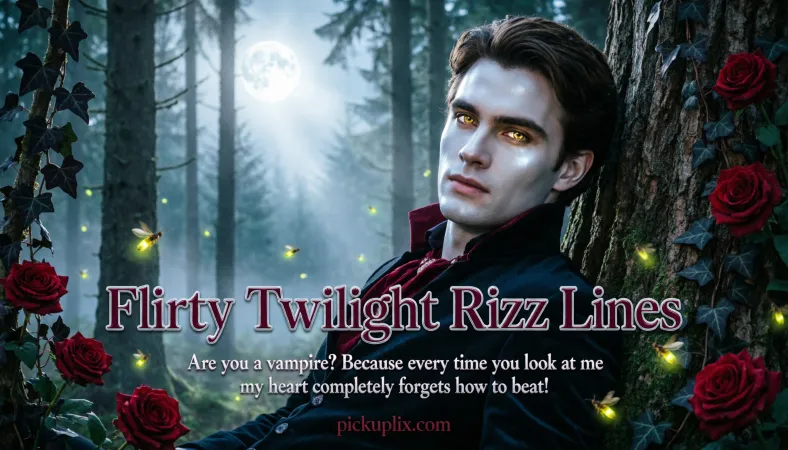 Flirty Twilight Rizz Lines