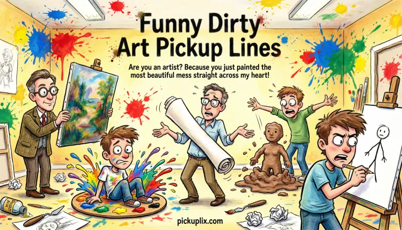 Funny Dirty Art Pickup Lines
