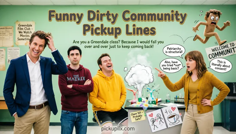 Funny Dirty Community Pickup Lines