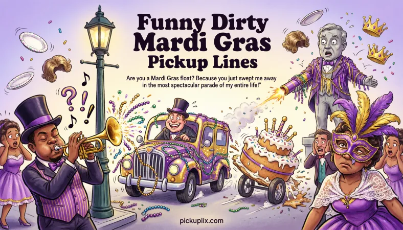 Funny Dirty Mardi Gras Pickup Lines