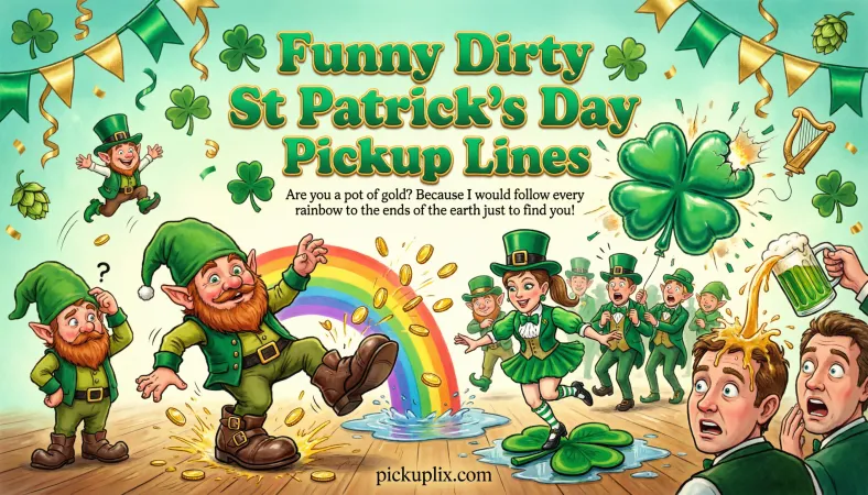 Funny Dirty St Patrick’s Day Pickup Lines