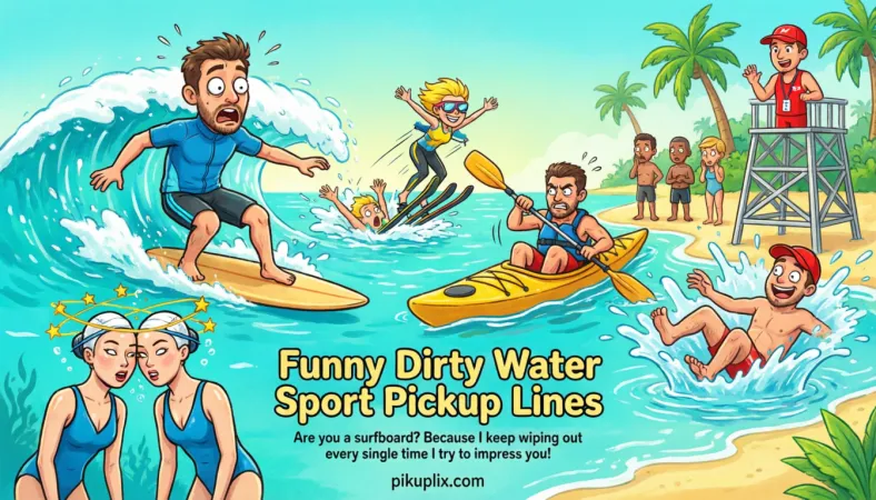 Funny Dirty Water Sport Pickup Lines