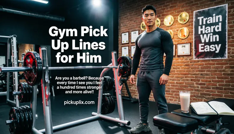 Gym Pick Up Lines for Him