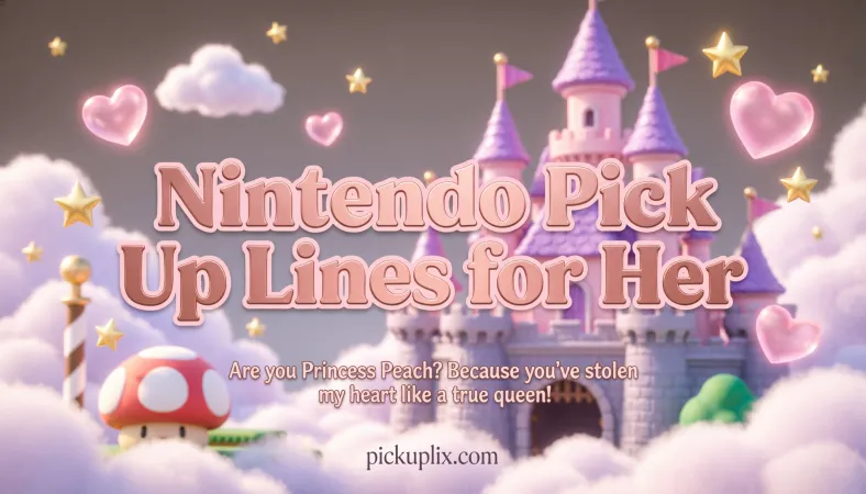 Nintendo Pick Up Lines for Her