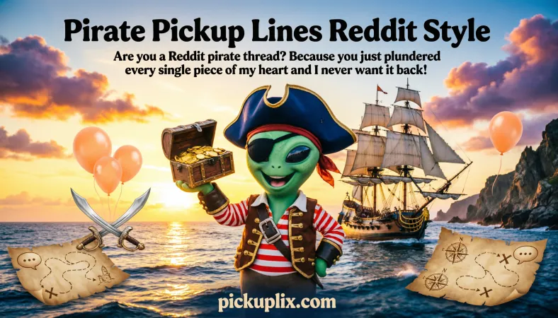 Pirate Pickup Lines Reddit Style