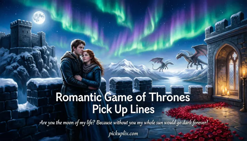 Romantic Game of Thrones Pick Up Lines