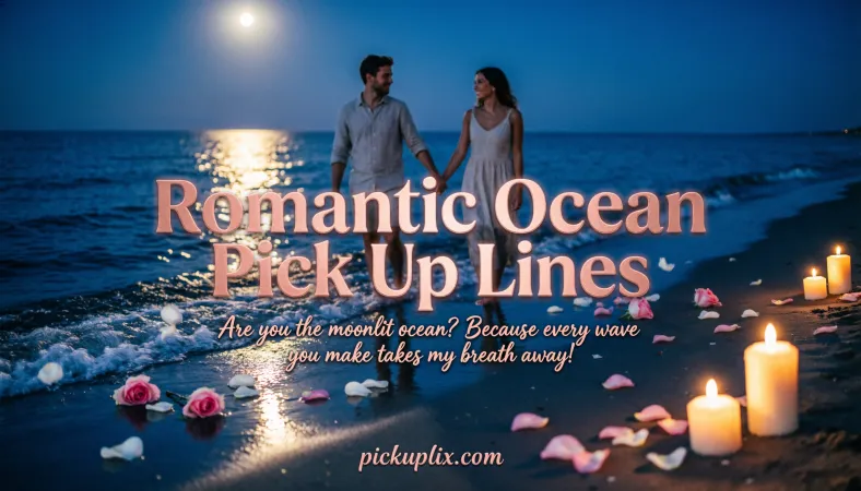 Romantic Ocean Pick Up Lines