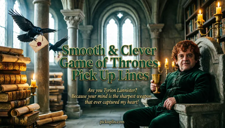 Smooth & Clever Game of Thrones Pick Up Lines