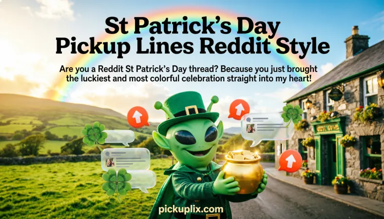 St Patrick’s Day Pickup Lines Reddit Style
