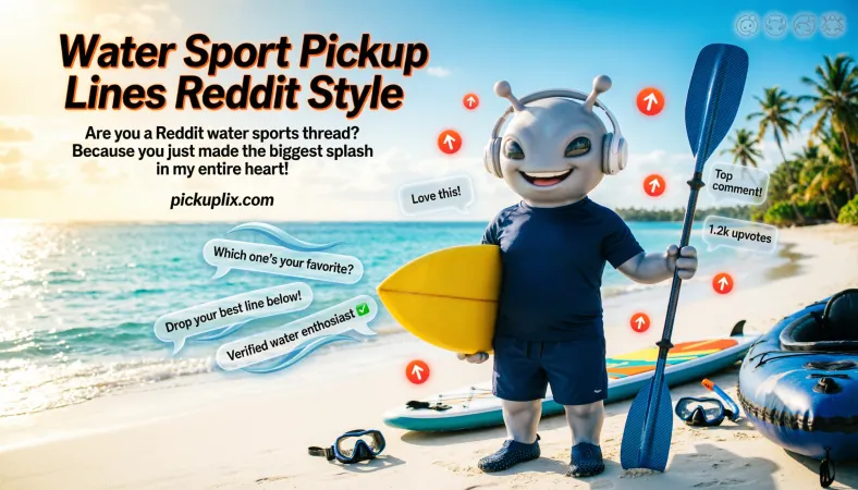 Water Sport Pickup Lines Reddit Style