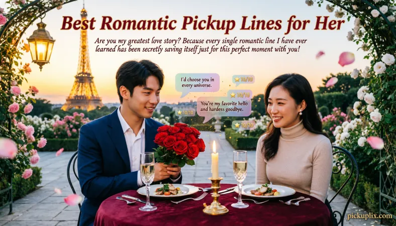 Best Romantic Pickup Lines for Her