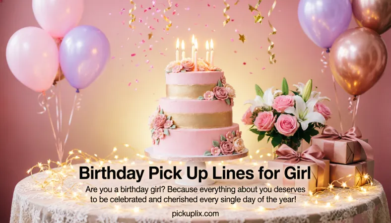 Birthday Pick Up Lines for Girl