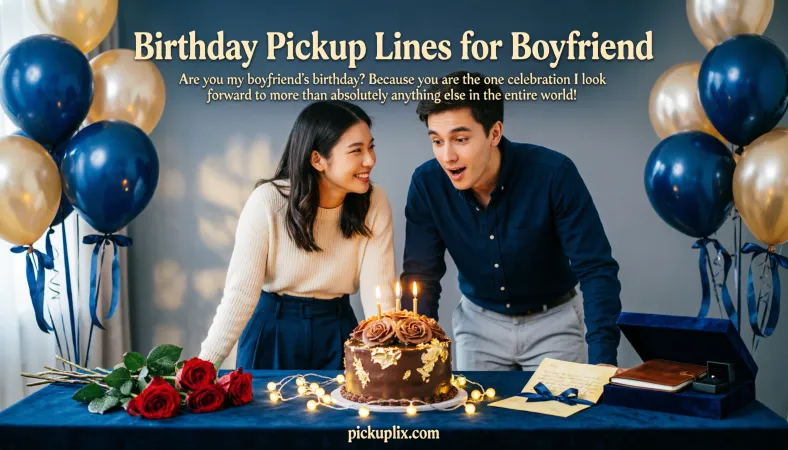 Birthday Pickup Lines for Boyfriend