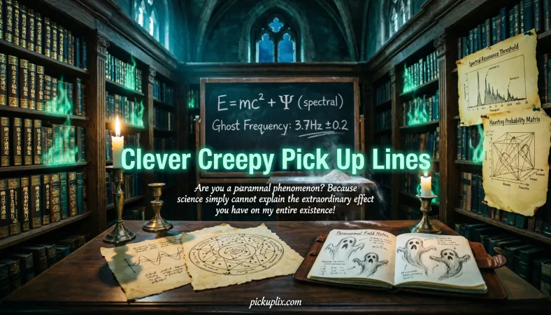 Clever Creepy Pick Up Lines