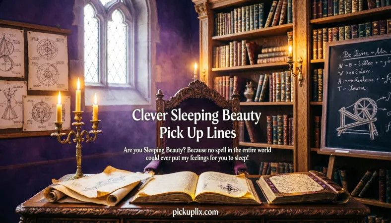 Clever Sleeping Beauty Pick Up Lines