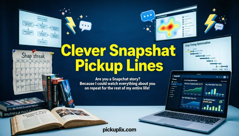 Clever Snapchat Pickup Lines