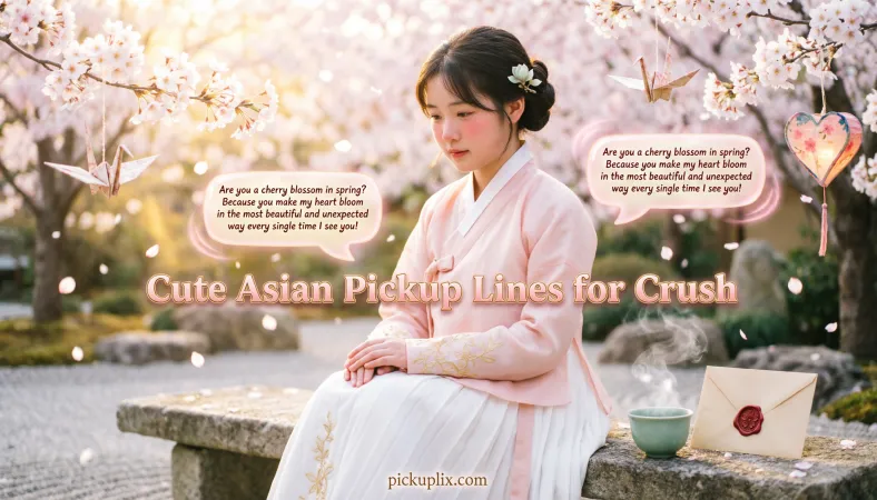 Cute Asian Pickup Lines for Crush