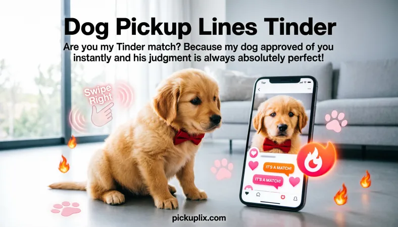 Dog Pickup Lines Tinder