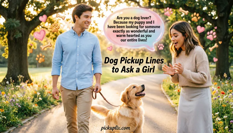 Dog Pickup Lines to Ask a Girl