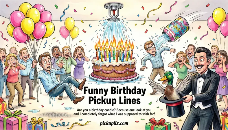 Funny Birthday Pickup Lines