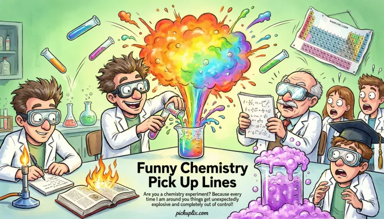 Funny Chemistry Pick Up Lines