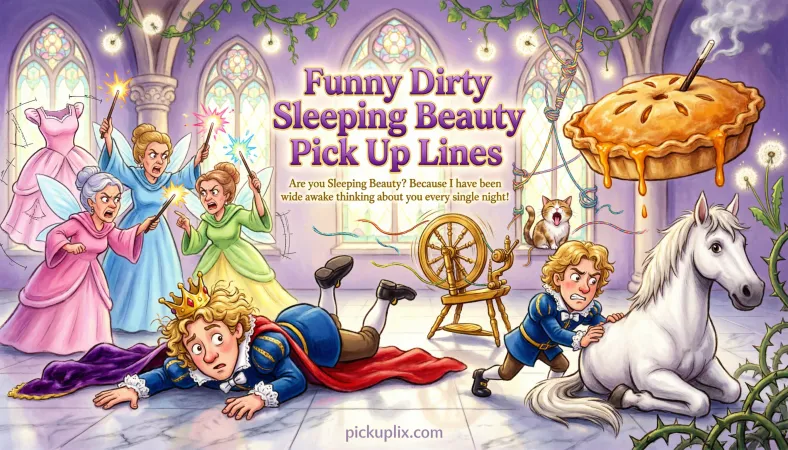 Funny Dirty Sleeping Beauty Pick Up Lines